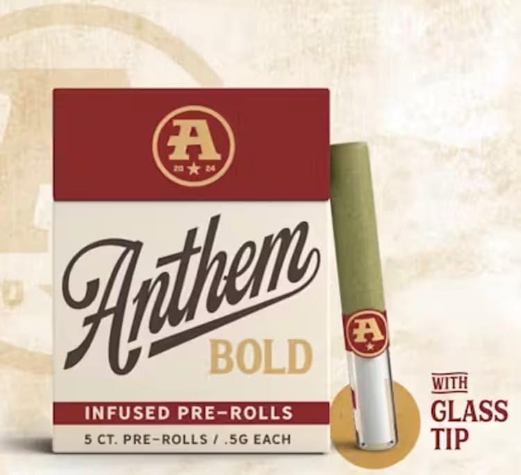 Durban Poison • Glass Tip Infused 5 pack Pre-Roll • 2.5g - Anthem | Treehouse Cannabis