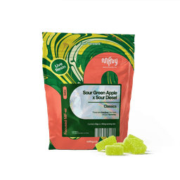 Sour Green Apple x Sour Diesel Live Resin Gummies | 10 pk