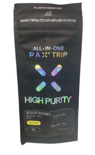 High Purity Sour Diesel 1g AIO - PAX