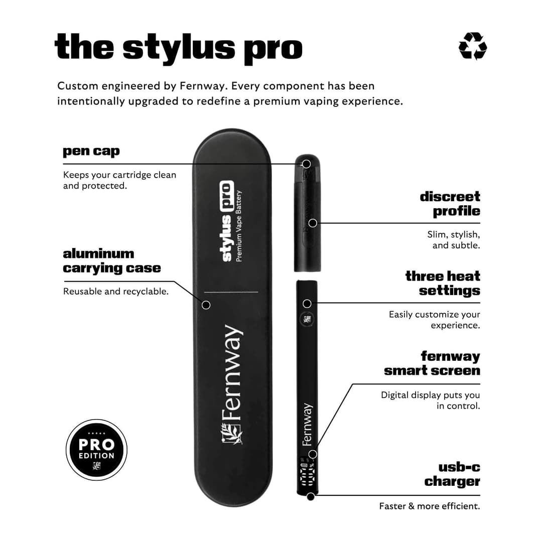 Stylus Pro Battery • Fernway • 510 Thread - Fernway | Treehouse Cannabis