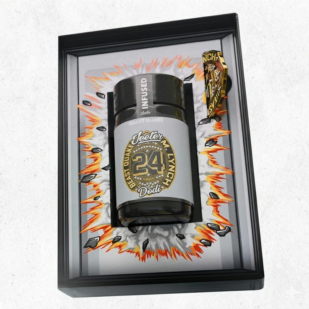 Highsman x Jeeter Beast Quake  • Quad Infused 5 pack Pre-Roll • 2.5g - Jeeter | Treehouse Cannabis