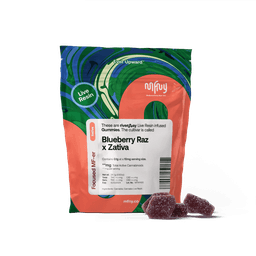 Blueberry Raz x Zativa Live Resin Gummies | 10 pk