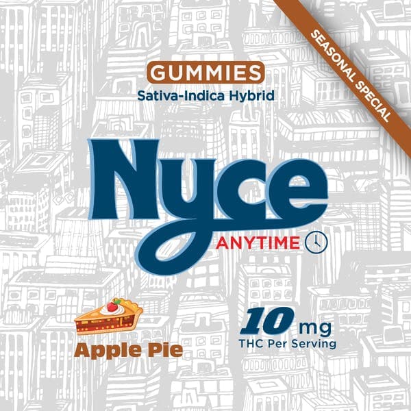 Apple Pie Live Rosin Gummies • 10 pack • 100mg - Nyce | Treehouse Cannabis