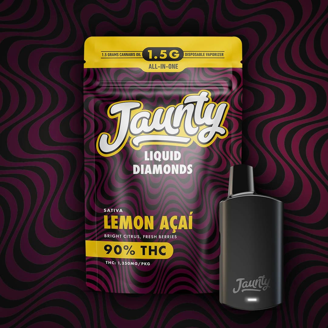 Lemon Açaí • Liquid Diamonds • Sativa • AIO • 1.5g - Jaunty | Treehouse Cannabis