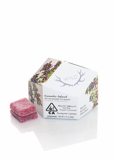 Huckleberry • Hybrid Enhanced Gummies • THC: 100mg - Wyld | Treehouse Cannabis