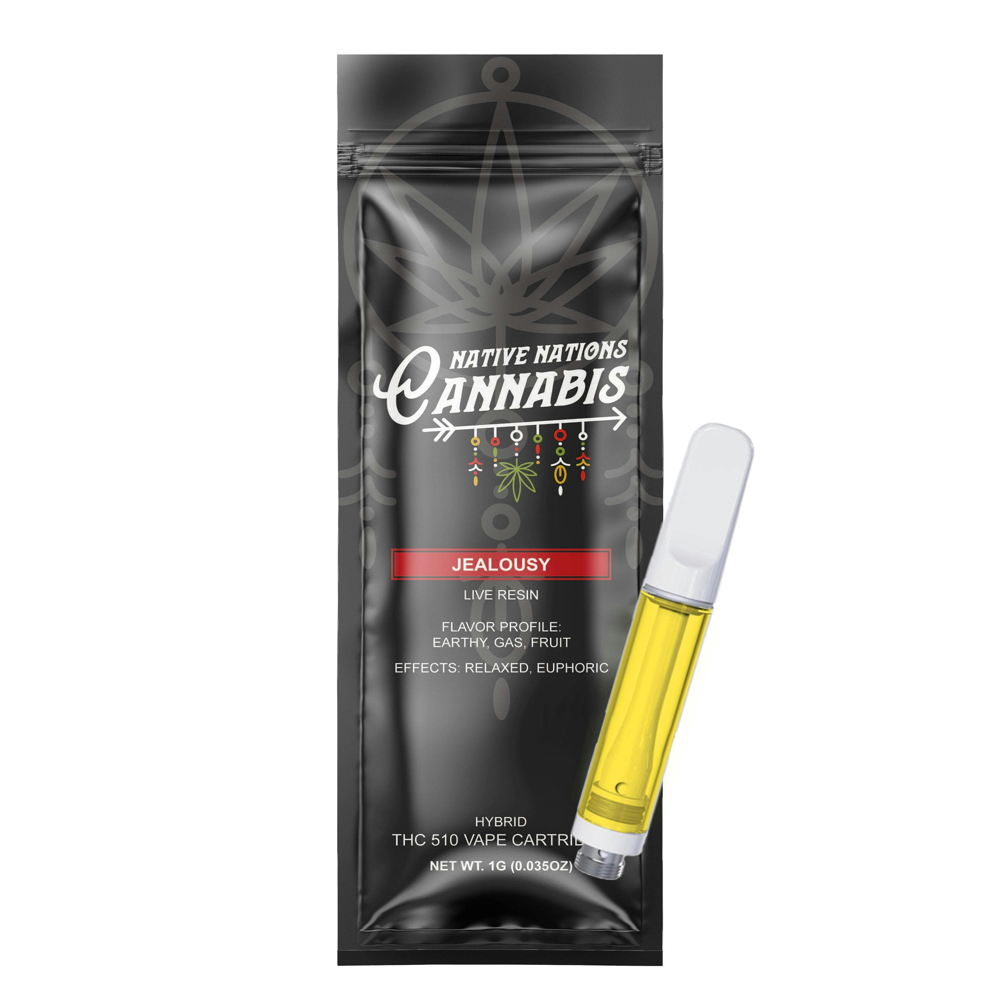 product image for Jealousy Live Resin Vape Cartridge 1g