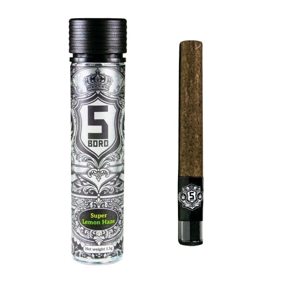 Super Lemon Haze • Hemp Blunt W/ Glass Tip • 1g - 5 Boro | Treehouse Cannabis