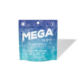 Blue Razzleberry Mega Pearl 1:1 | Single Gummy | THC: 100mg