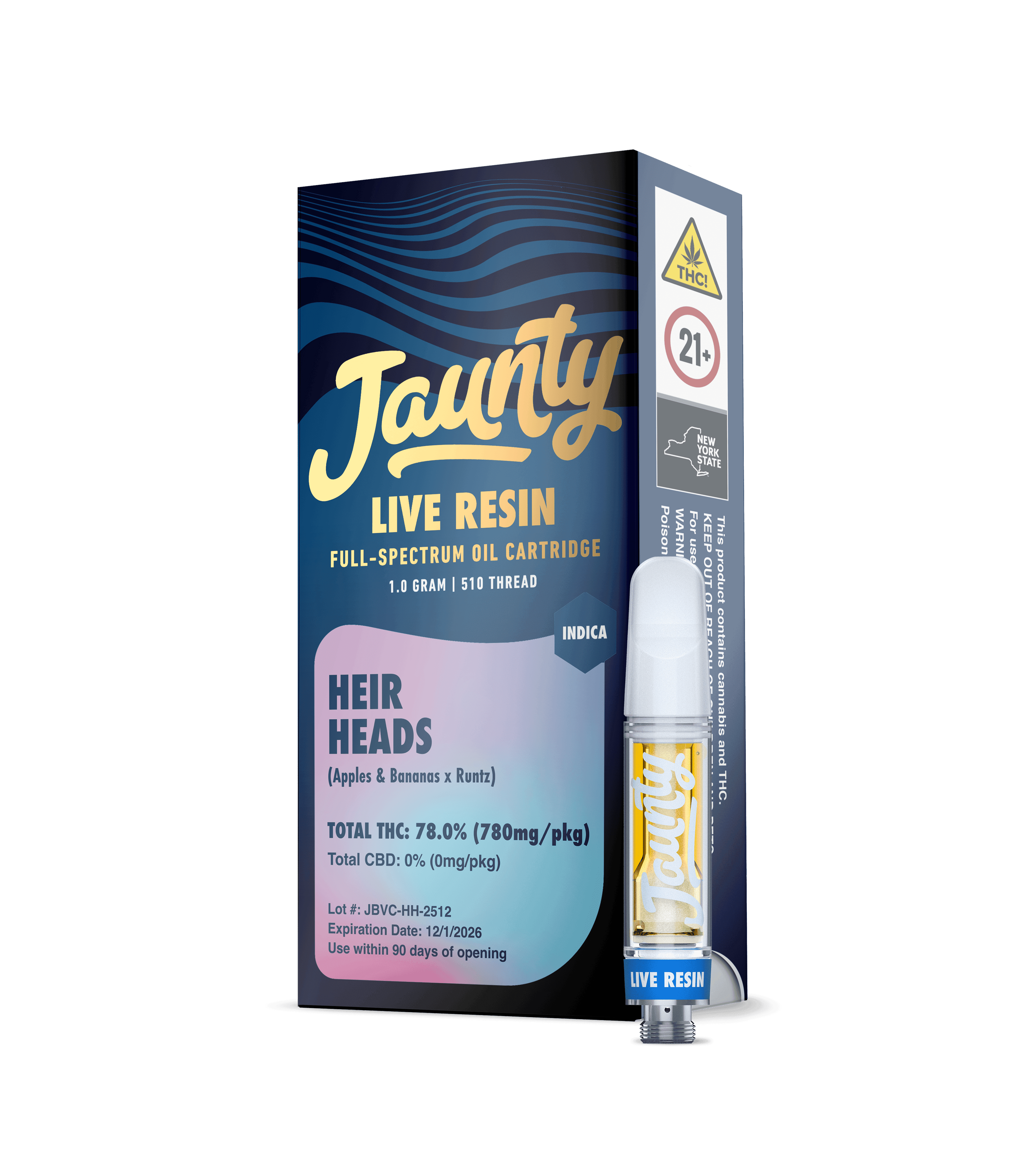 product image for Heir Heads Live Resin Cartridge 1g