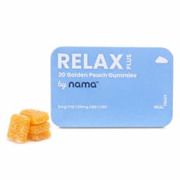 Relax Plus Golden Peach Gummies THC/CBD/CBC • 100mg