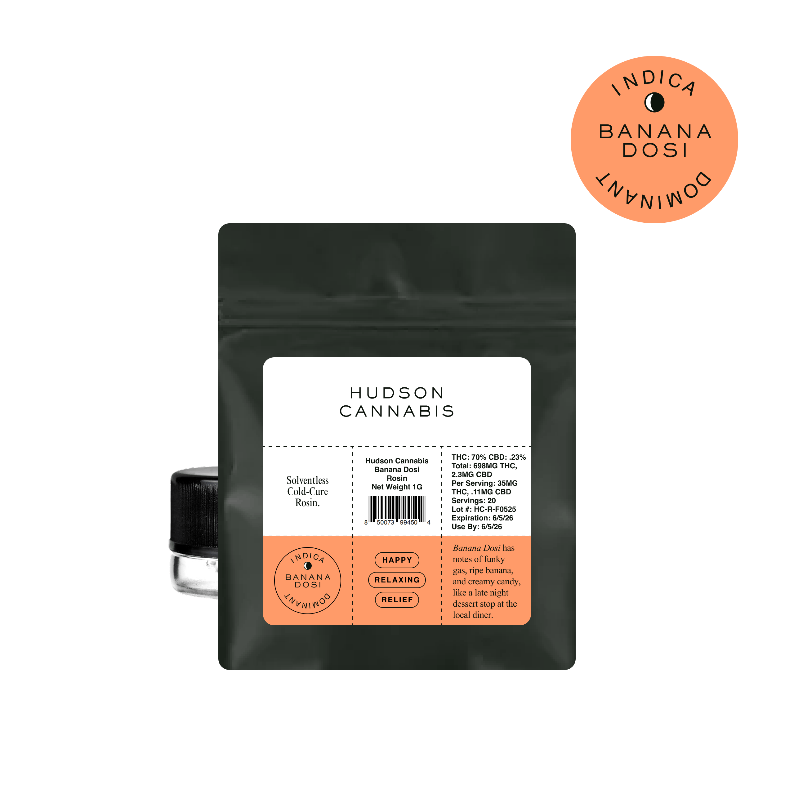 product image for Banana Dosi Live Rosin Badder 1g