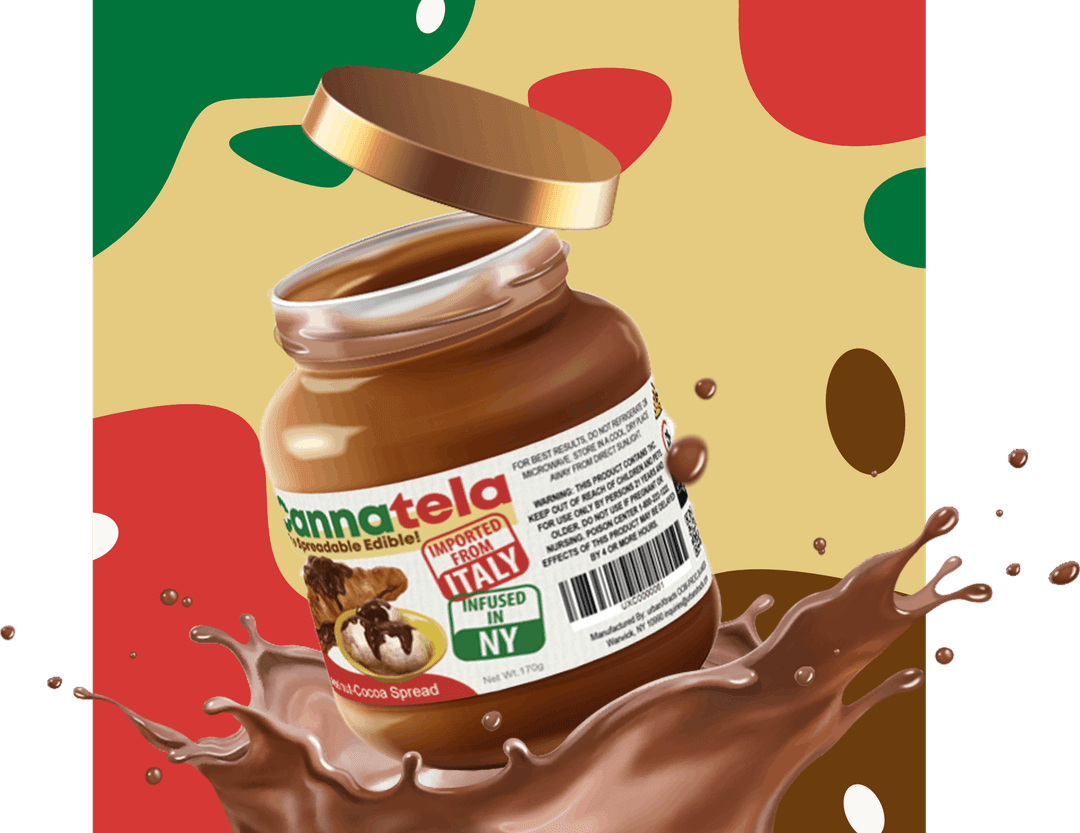 Hazlenut-Cocoa Spread  • 300mg - Cannatela | Treehouse Cannabis