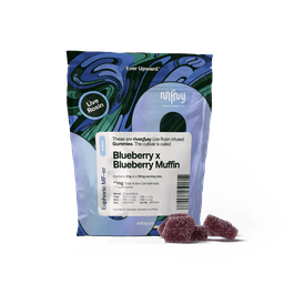 Blueberry x Blueberry Muffin | Live Rosin Gummies | 10 Pack | 100mg