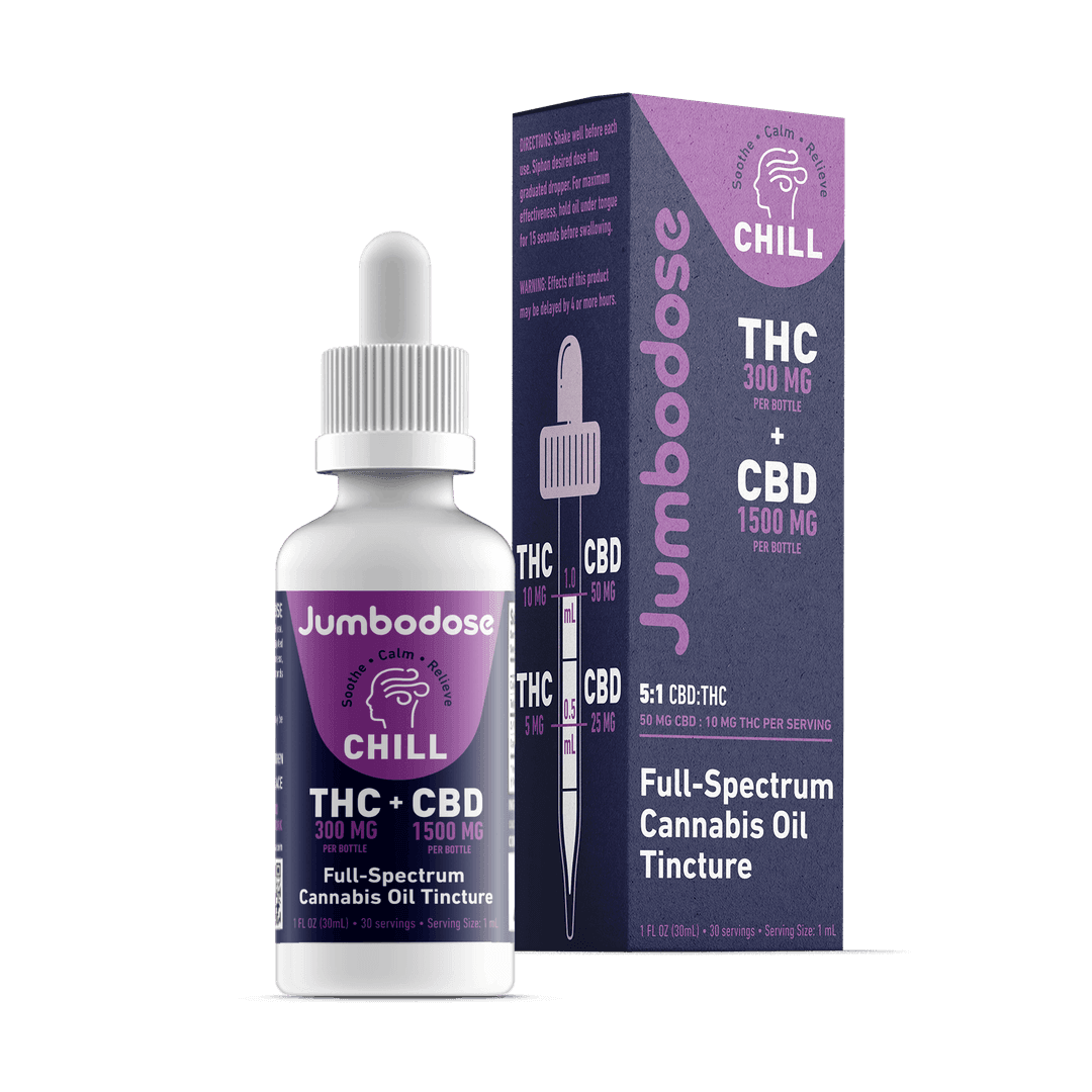 Chill • Tincture • 5:1 CBD:THC • 30mL • Jumbodose - Jumbodose | Treehouse Cannabis