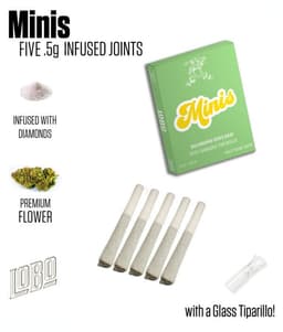 Razzberry Cookies Mini's | Infused Pre-roll 5 pack | 2.5g