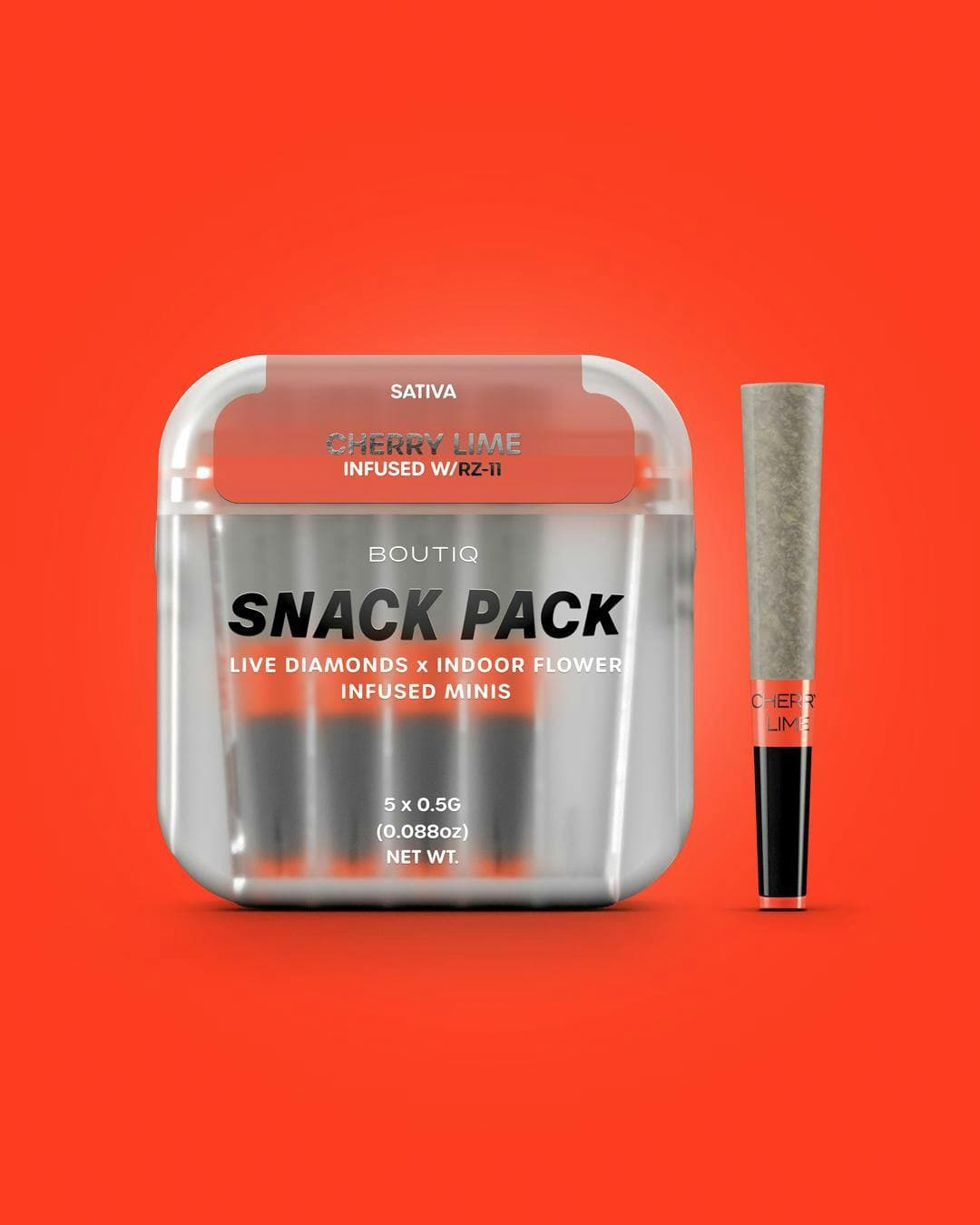 Cherry Lime x RZ-11 Snack Pack • 5 Pk Pre-roll • 2.5g - Boutiq | Treehouse Cannabis