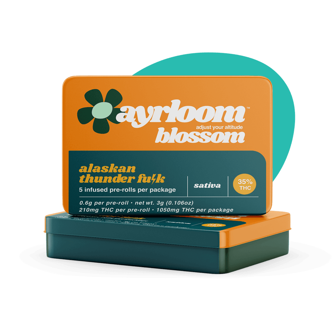 Ayrloom • Alaskan Thunder Fuck Infused Pre-Roll • 5 Pack • 3g - ayrloom | Treehouse Cannabis