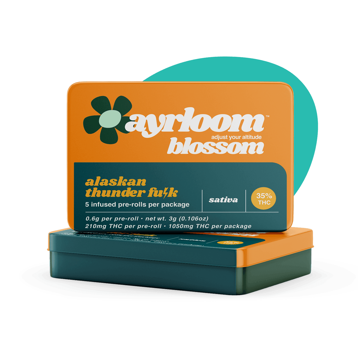 product image for Ayrloom Alaskan Thunder Fuck Infused Pre-Roll 5 Pack 3g