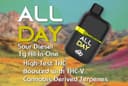 Sour Diesel "All Day" • Disposable Vape • 1g