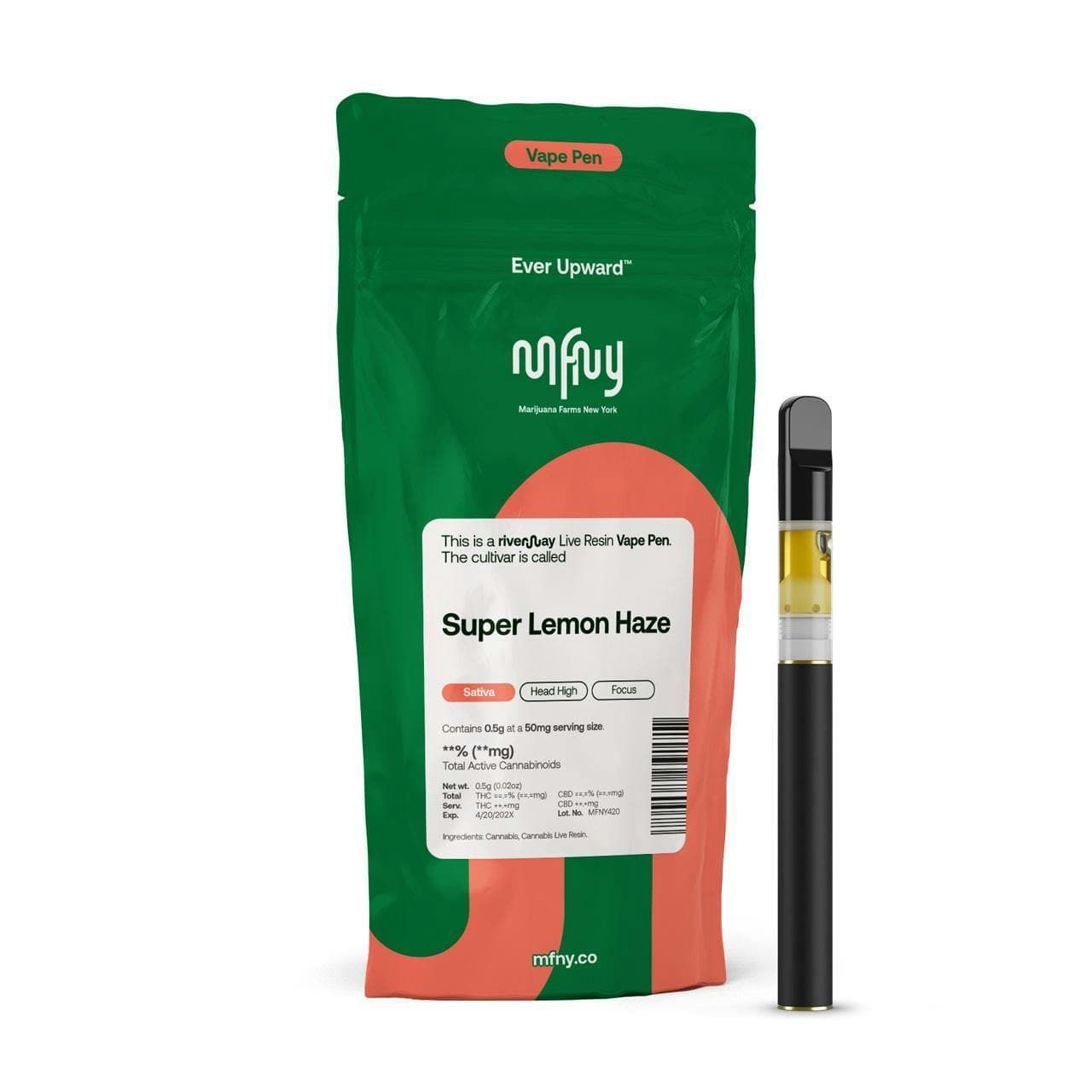 Super Lemon Haze Vape Pen .5g - MFNY