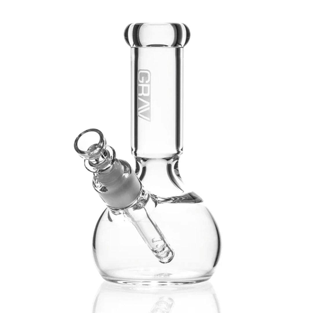 GRAV Round Base Glass Water Pipe - 