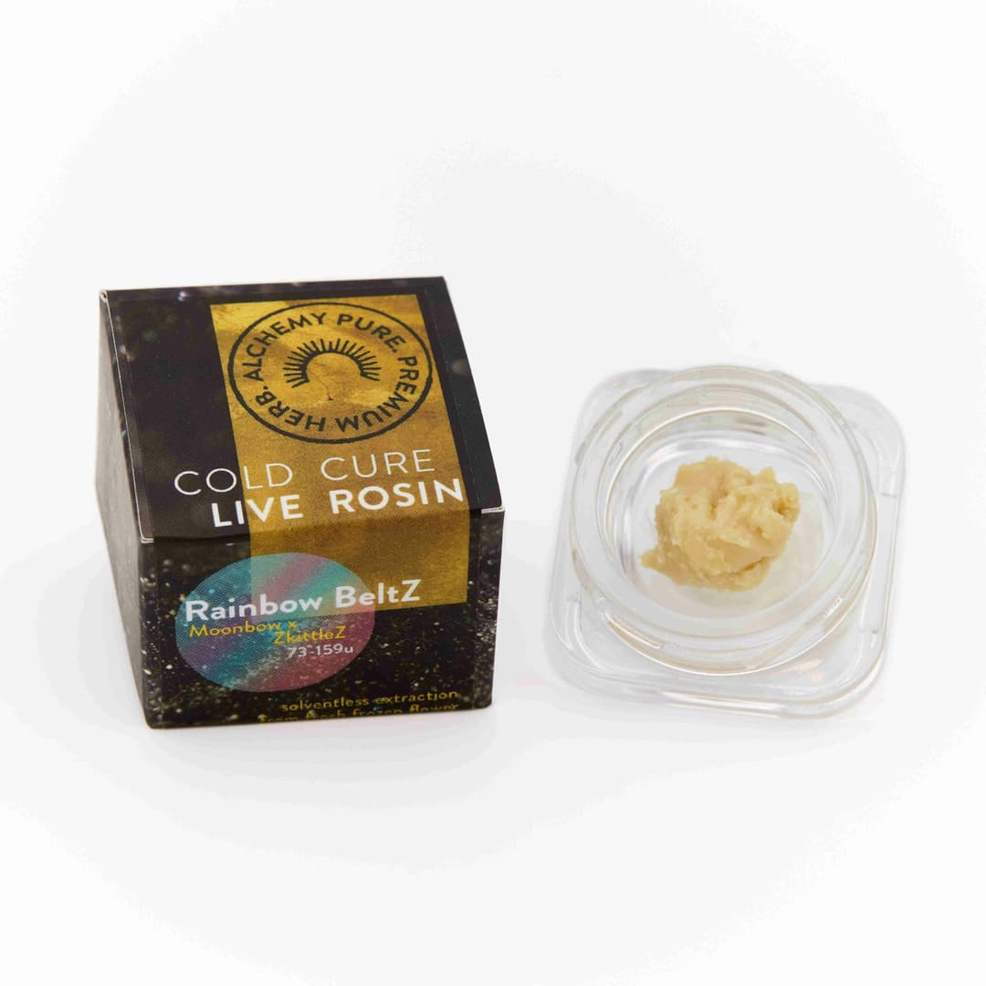 Rainbow Beltz • Live Rosin Concentrate • 1g - Alchemy Pure | Treehouse Cannabis