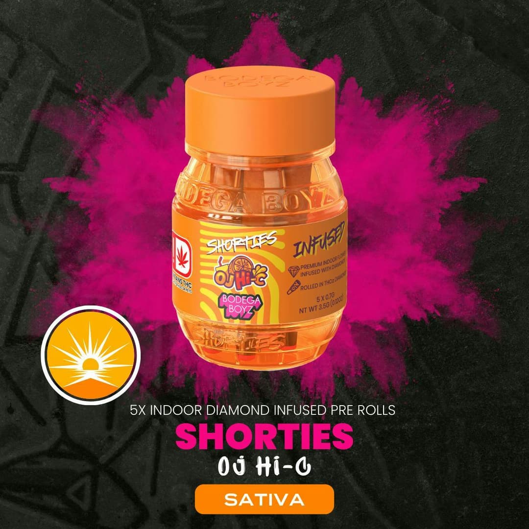 OJ HI-C • Infused Pre-rolls • 4 Pack • 2.8g - BODEGA BOYZ | Treehouse Cannabis