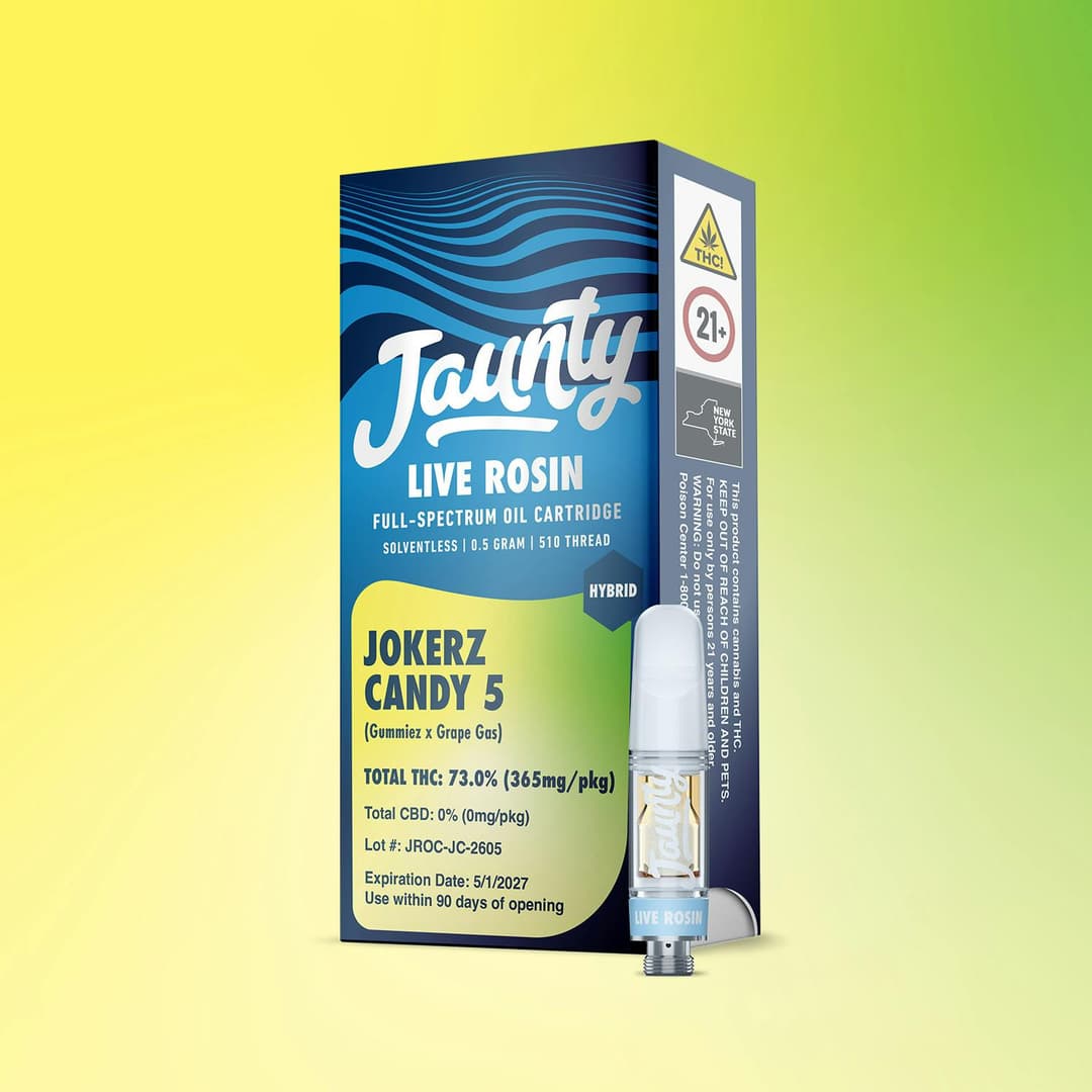 Jokerz Candy 5 Live Rosin  • Cartridge • .5g - Jaunty | Treehouse Cannabis