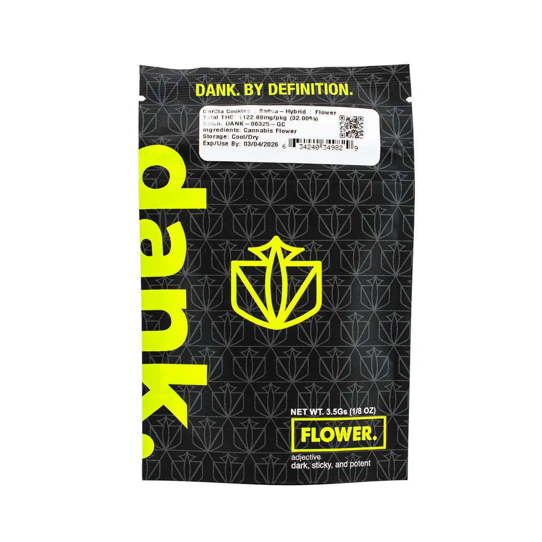 GORILLA COOKIES (3.5G BAG) - Dank By Definition. | Treehouse Cannabis