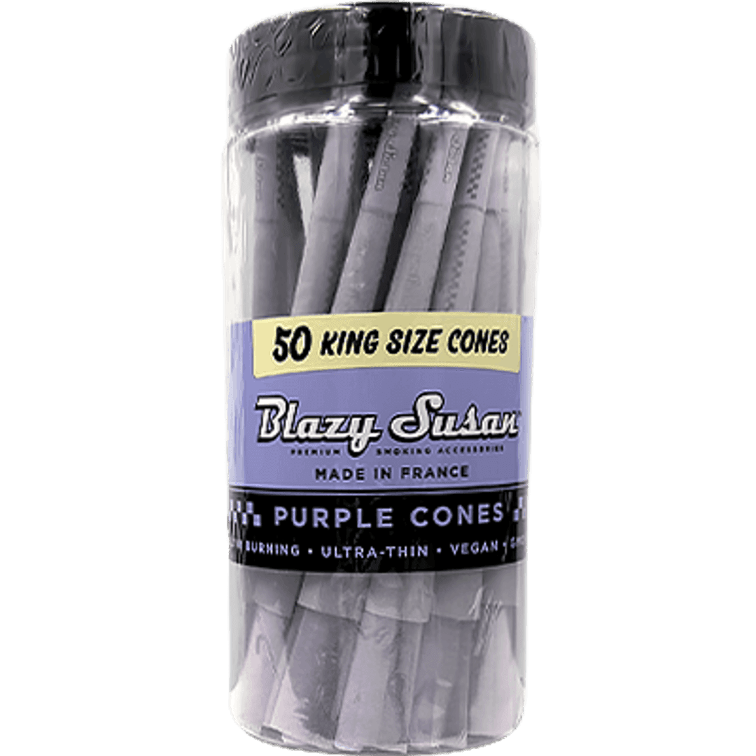 Purple Pre-Rolled Cones • King Size • 50 Pack • - Blazy Suzan | Treehouse Cannabis