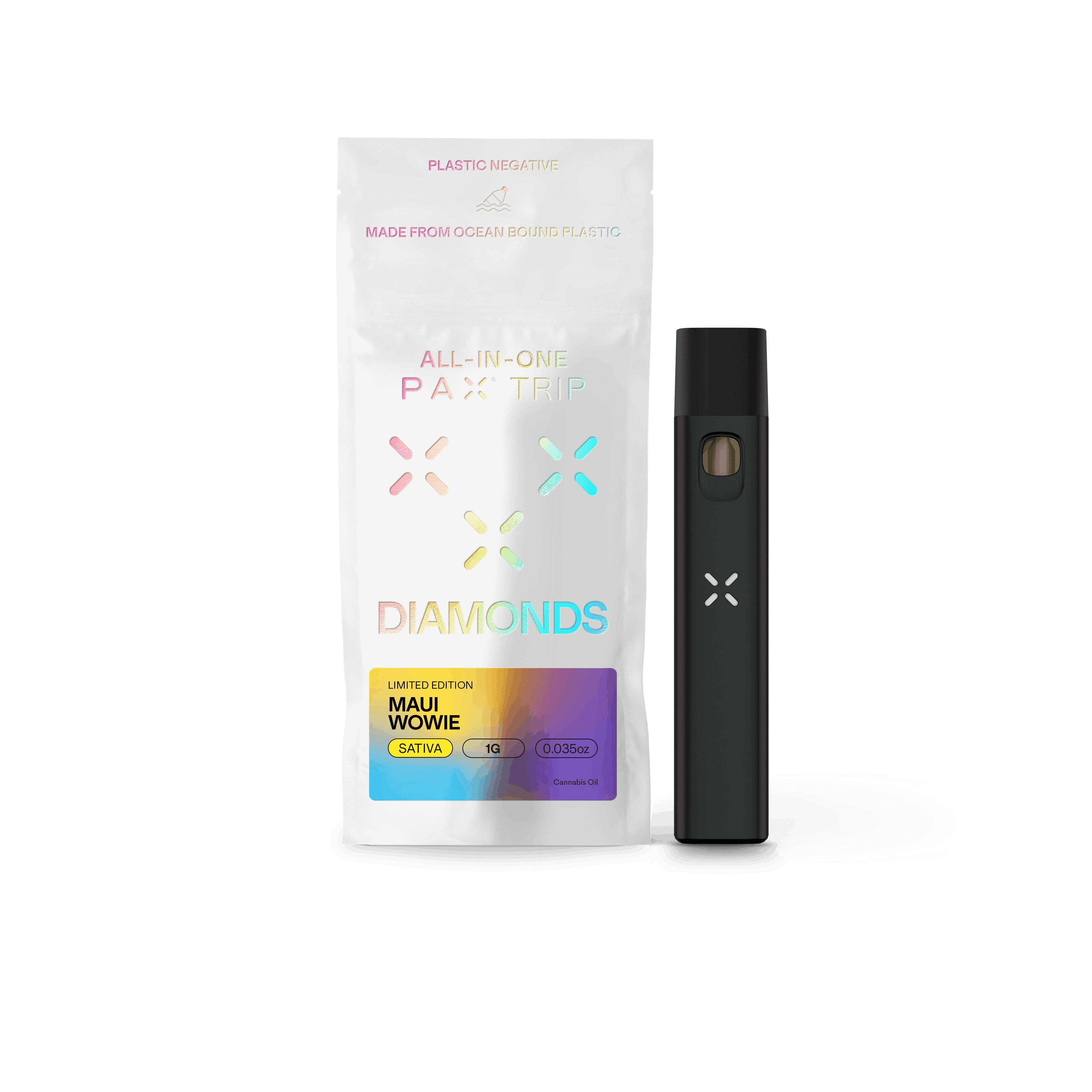 product image for Maui Wowie Pax Diamonds THC Disposable 1g