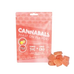 Peach Yuzu Calm Blend 2:1 | 100mg THC / 50mg CBD | 10 pack