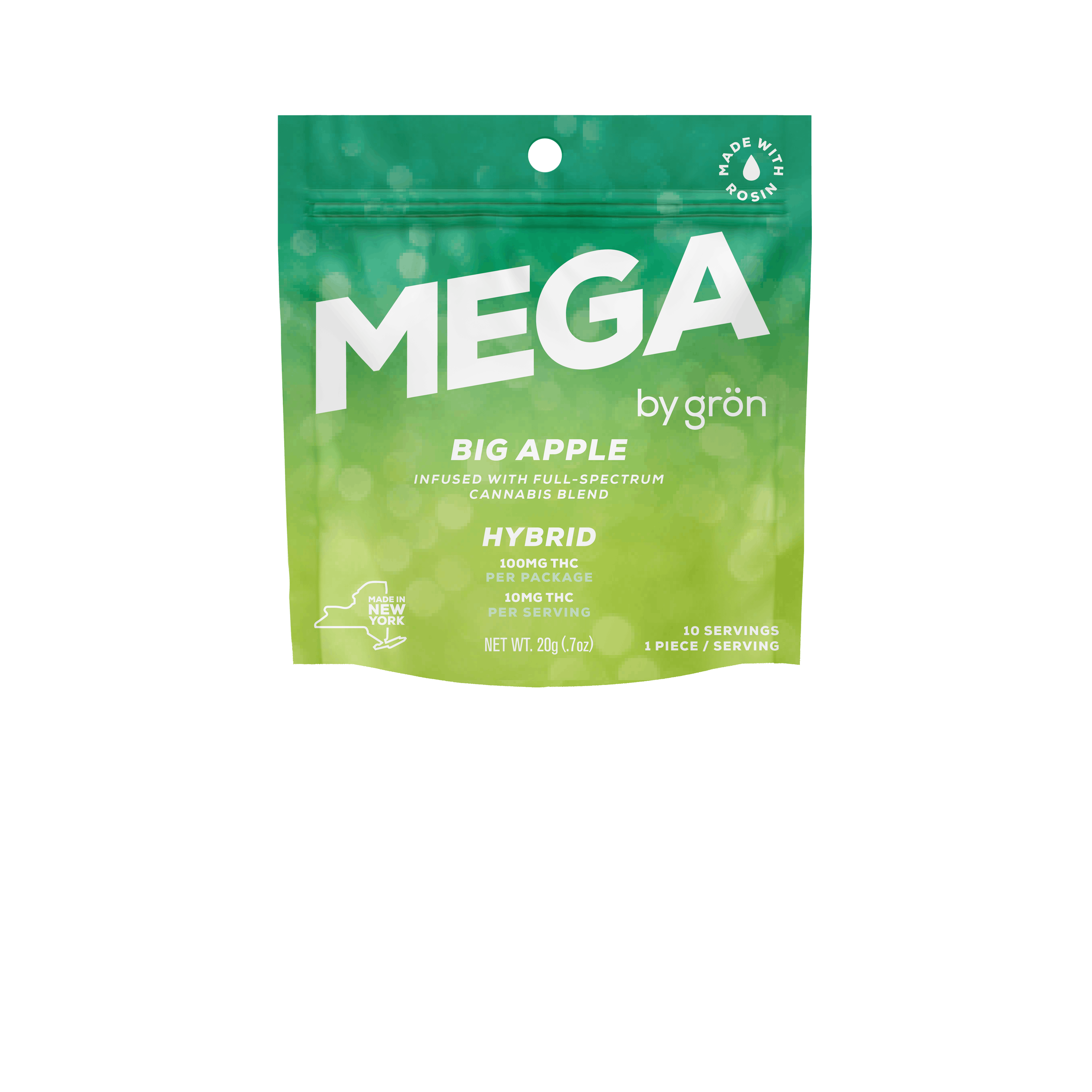 product image for Big Apple Mega Pearl Single Gummy THC: 100mg
