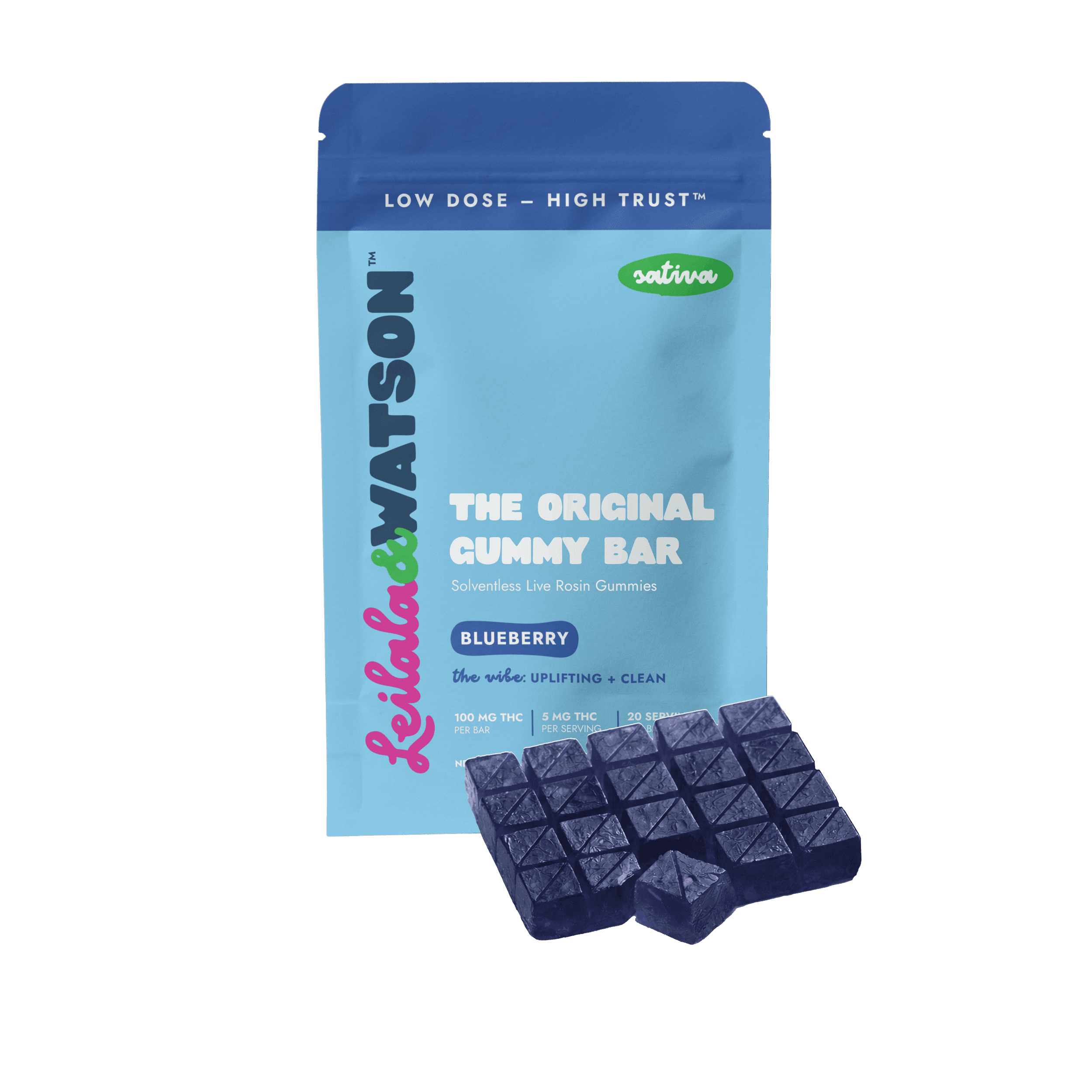 product image for Blueberry Live Rosin Gummies 100mg