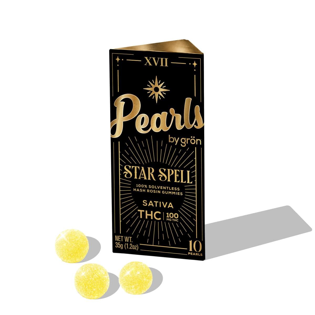 Star Spell Pearls Rosin - THC - Sativa - Grön
