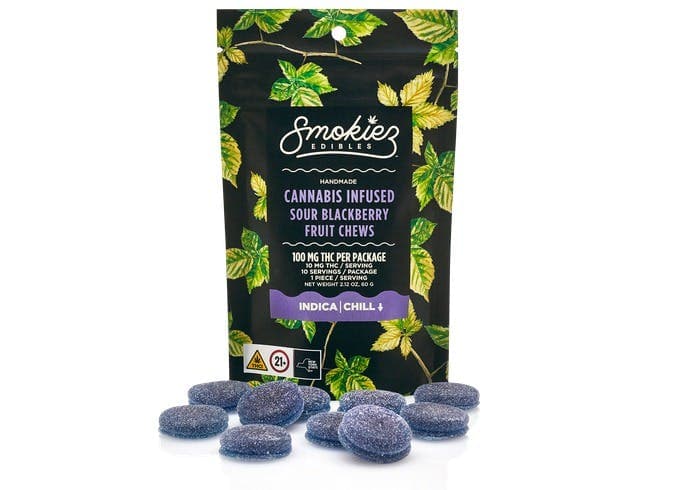 Sour Blackberry Gummies • 10 Pack - Smokiez Edibles | Treehouse Cannabis