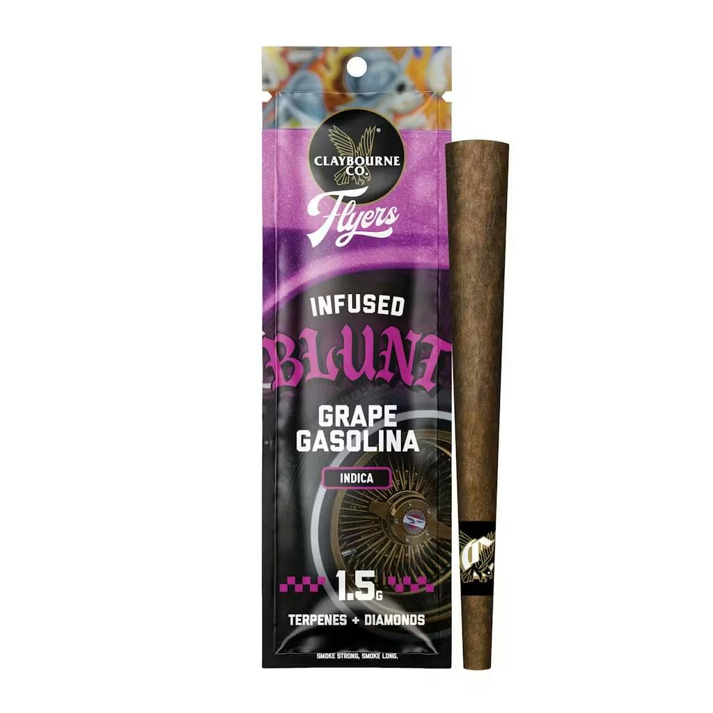 Grape Gasolina Flyers • Diamond Infused Blunt • 1.5g - Claybourne Co. | Treehouse Cannabis