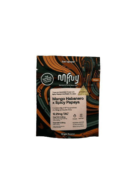 Mango Margarita x Spicy Papaya Live Rosin Gummies • 10pk - MFNY | Treehouse Cannabis