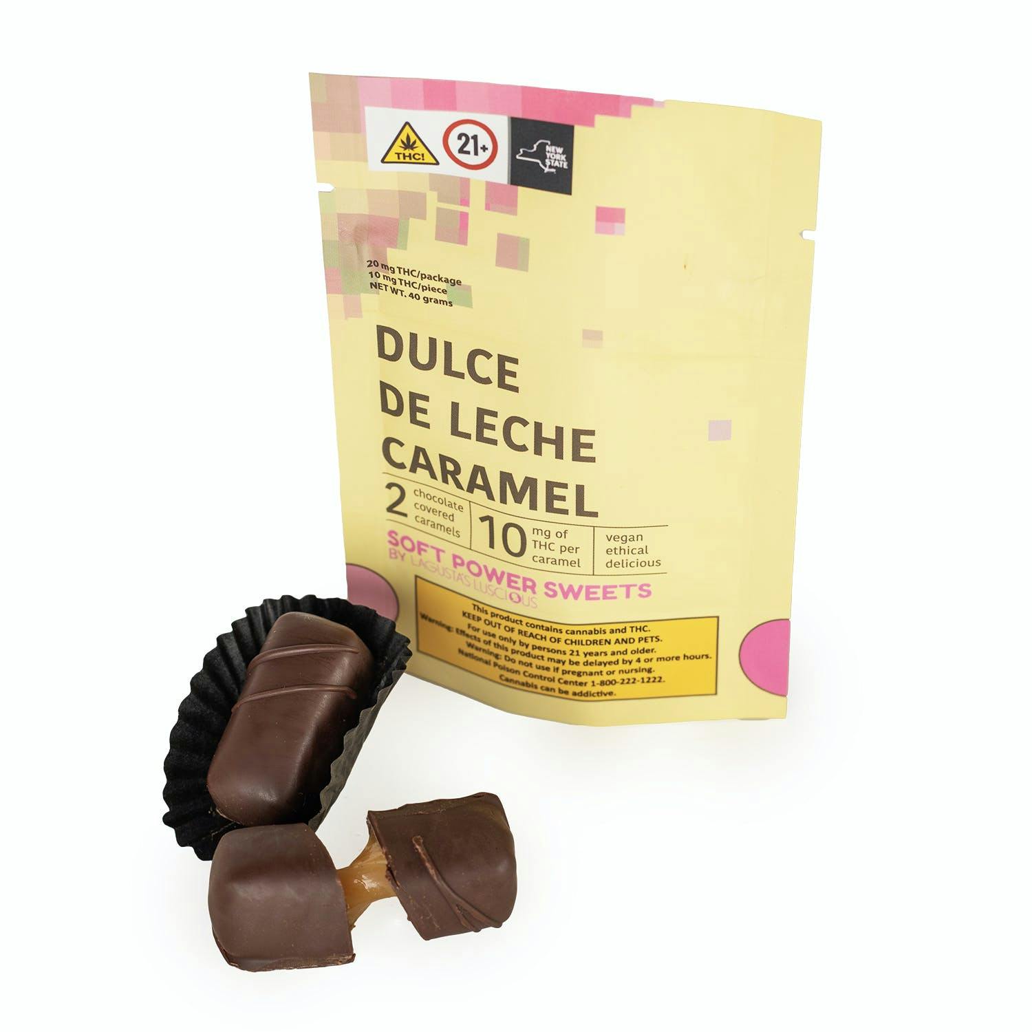 Dulce De Leche Caramel Chocolates • 2 Pack - Soft Power Sweets | Treehouse Cannabis - Weed delivery for New York