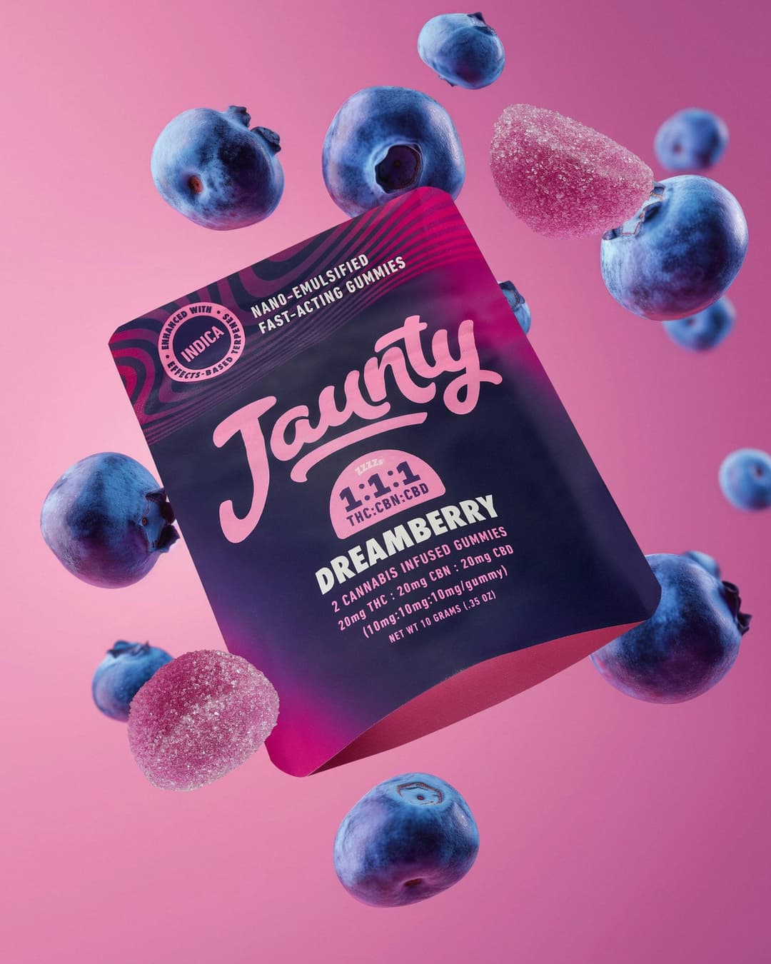 Dreamberry 1:1:1 THC/CBD/CBN • Gummies • 2 Pack • 20mg - Jaunty | Treehouse Cannabis