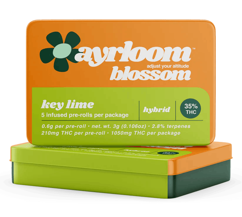 Key Lime • 5 pack Infused Pre-Rolls - ayrloom | Treehouse Cannabis