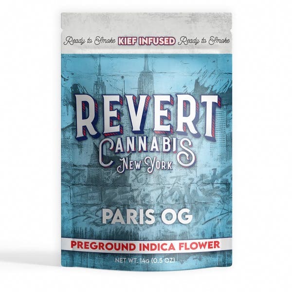 product image Paris OG | Kief Infused Pre-ground Flower | 14g