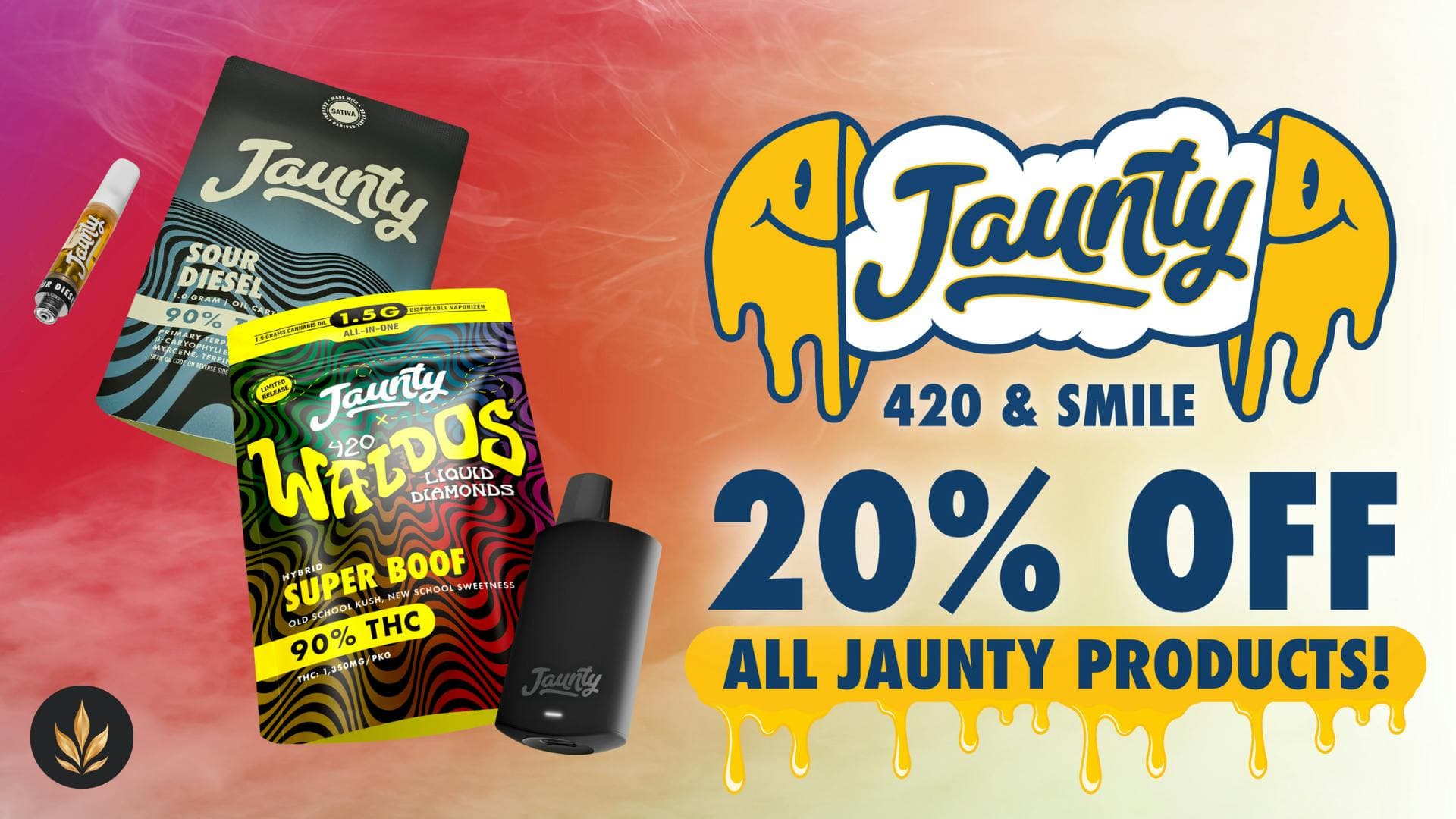 Happy 420! 20% Off All Jaunty!