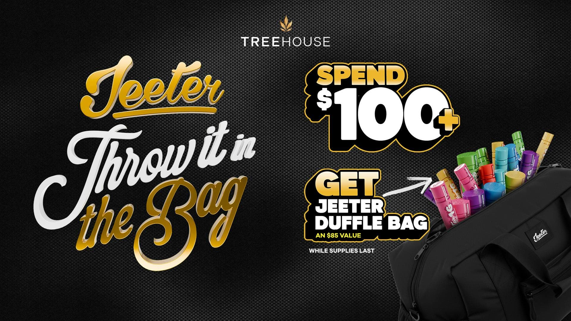 Deal: Jeeter throw it in the bag sale!