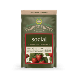 Strawberry | 1:1 THC | CBG | 2 pack Gummies | 20mg