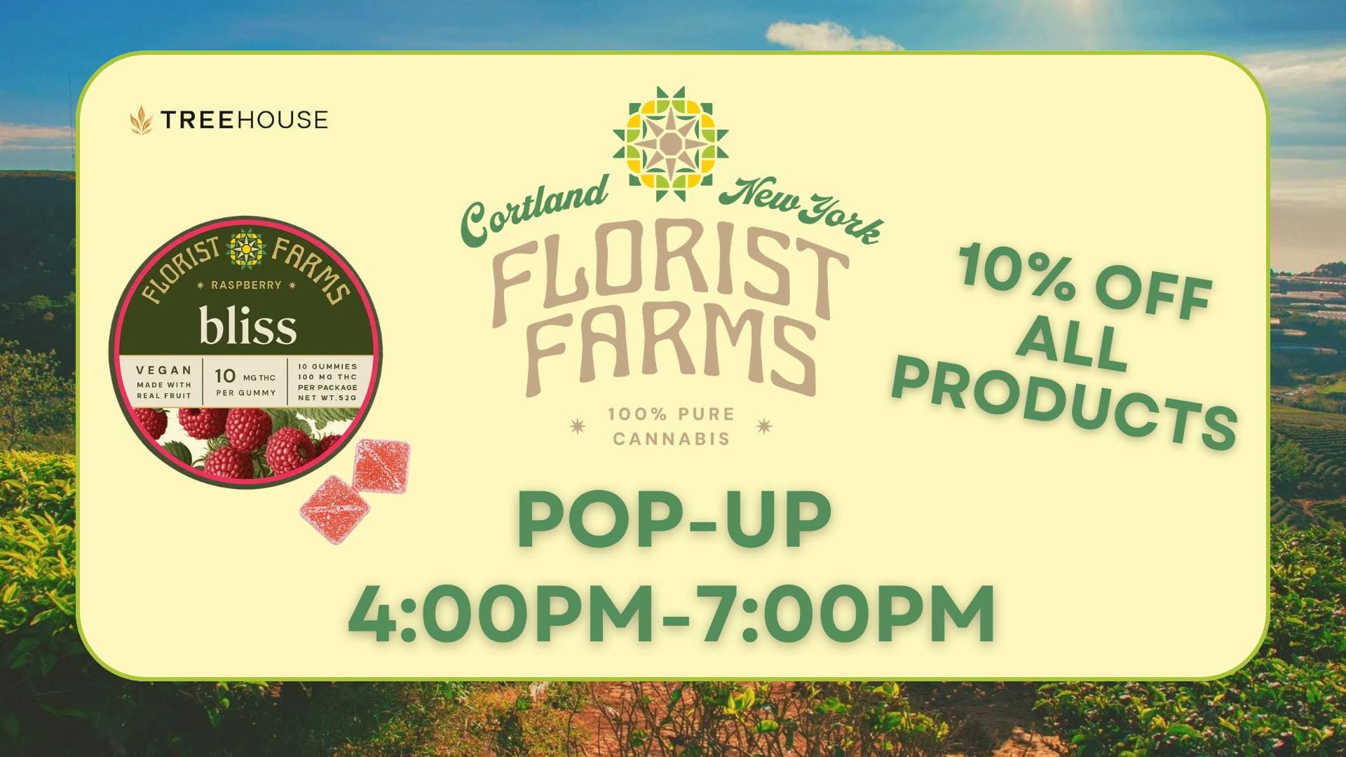 10% off all Florist Farms products!