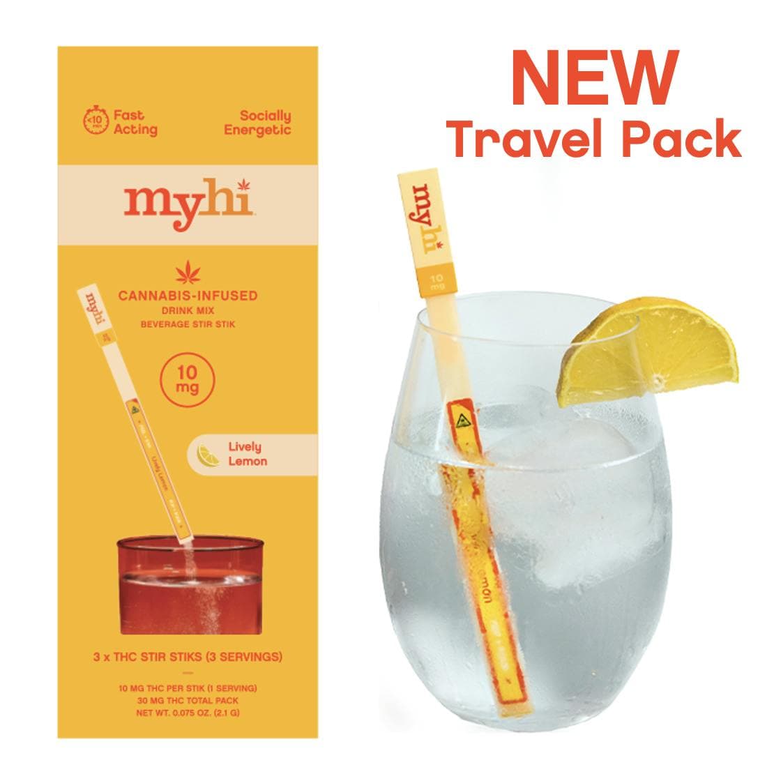 product image for Lively Lemon - Beverage Stir STIKs - 3 count (30mg)