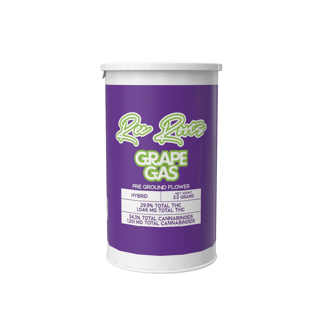 Grape Gas • Pre-ground Flower • 3.5g - Rec Roots | Treehouse Cannabis