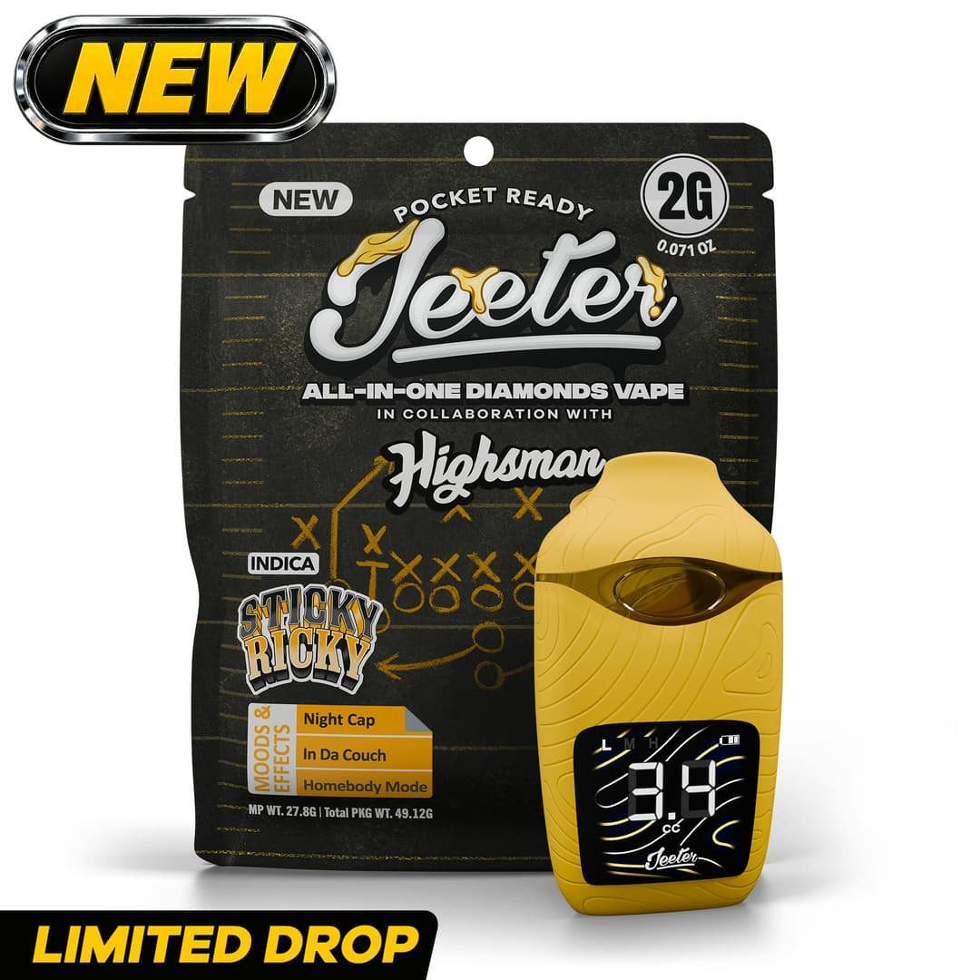 Sticky Ricky • Jeeter x Highsman • XL Disposable Vape • 2g - Jeeter | Treehouse Cannabis