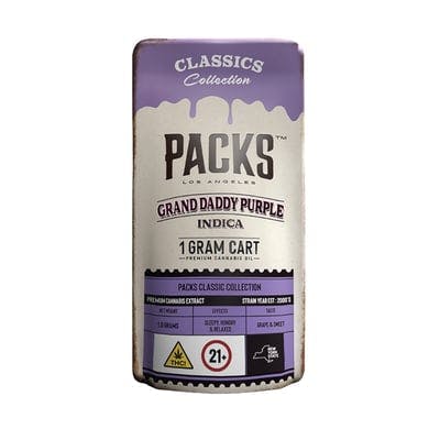Grand Daddy Purp • Cartridge • 1g - PACKWOODS | Treehouse Cannabis - Weed delivery for New York